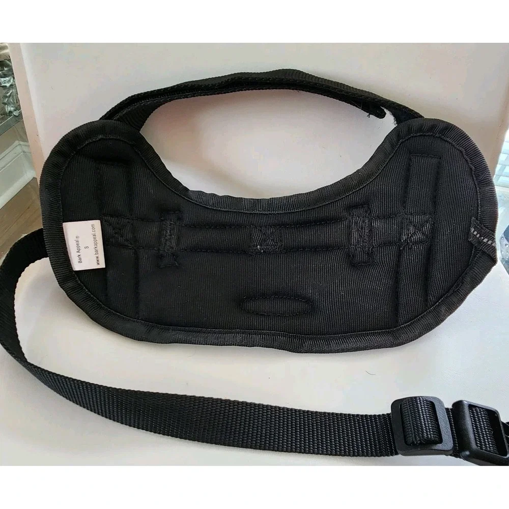 Bark Appeal Dog Harness In Black and Pink Size Small